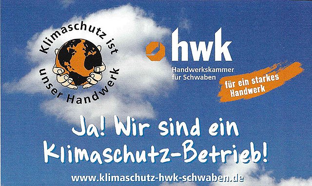 Klimaschutznetzwerk der HWK Schwaben - ISOTEC Augsburg ist ein Mitgliedsbetrieb