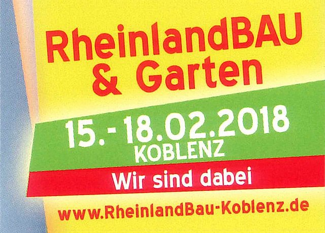 RheinlandBau, Garten, Fachmesse, Sanierung, Messe, Wochenende, Februar, 