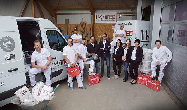 Team ISOTEC Allgäu Kempten Fachbetrieb Memmingen Füssen