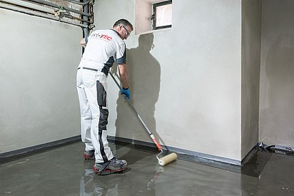 Basement floor renovation