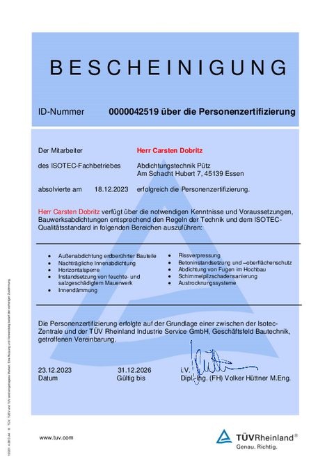TÜV Rheinland geprüft TÜV Rheinland geprüft