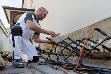 Wohnraum in trockenen Tüchern