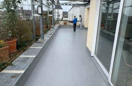 Terrassensanierung mit Fluessigkunststoff