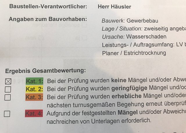 Prüfung TÜV Rheinland bestanden mit Bestnote 