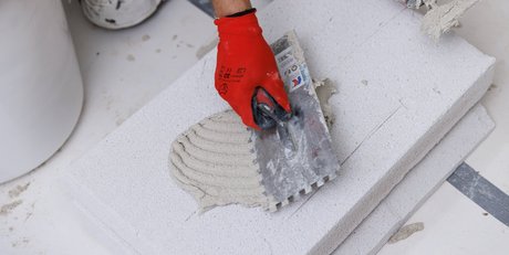 Instalación del aislamiento interior