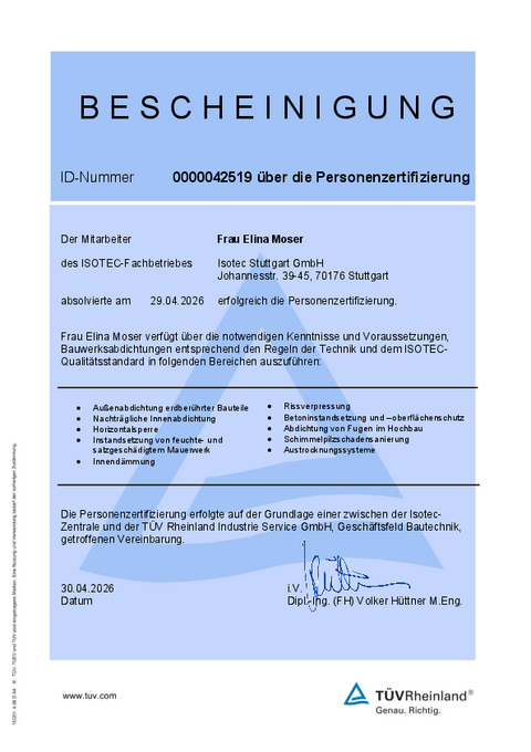 TÜV Rheinland geprüft