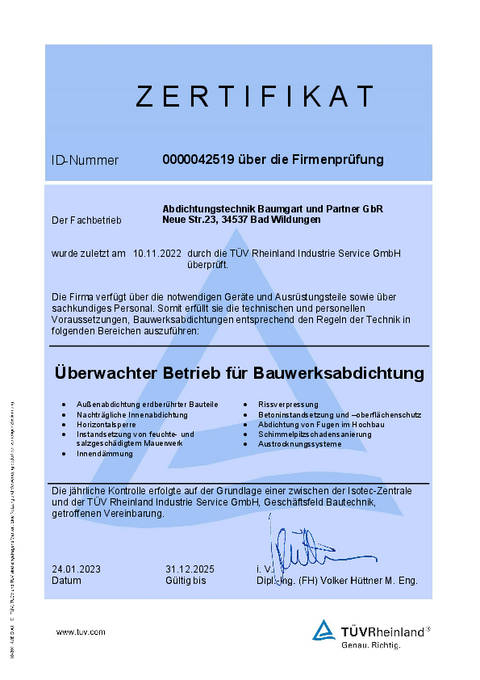 TÜV Rheinland geprüft TÜV Rheinland geprüft