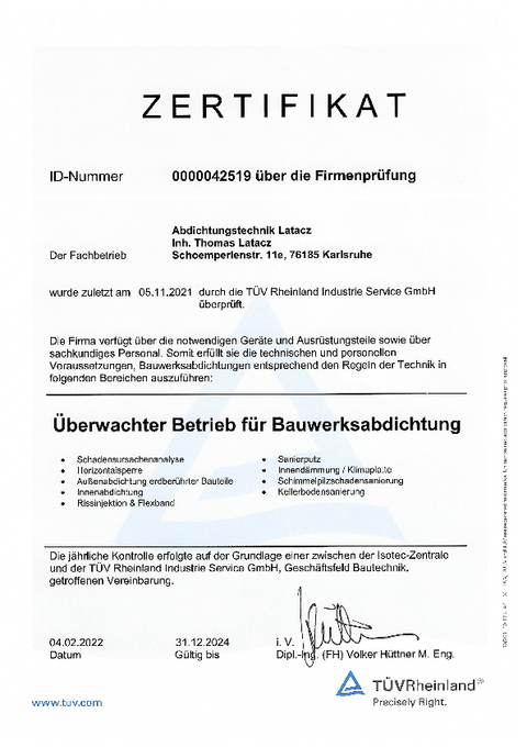 TÜV Rheinland geprüft TÜV Rheinland geprüft