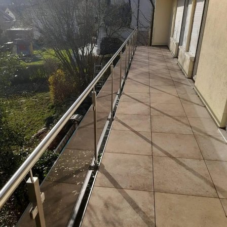 Nach der Sanierung ist der Balkon wieder nutzbar.