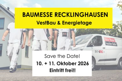 Save the Date: VestBau & Energietage 2026 in Recklinghausen