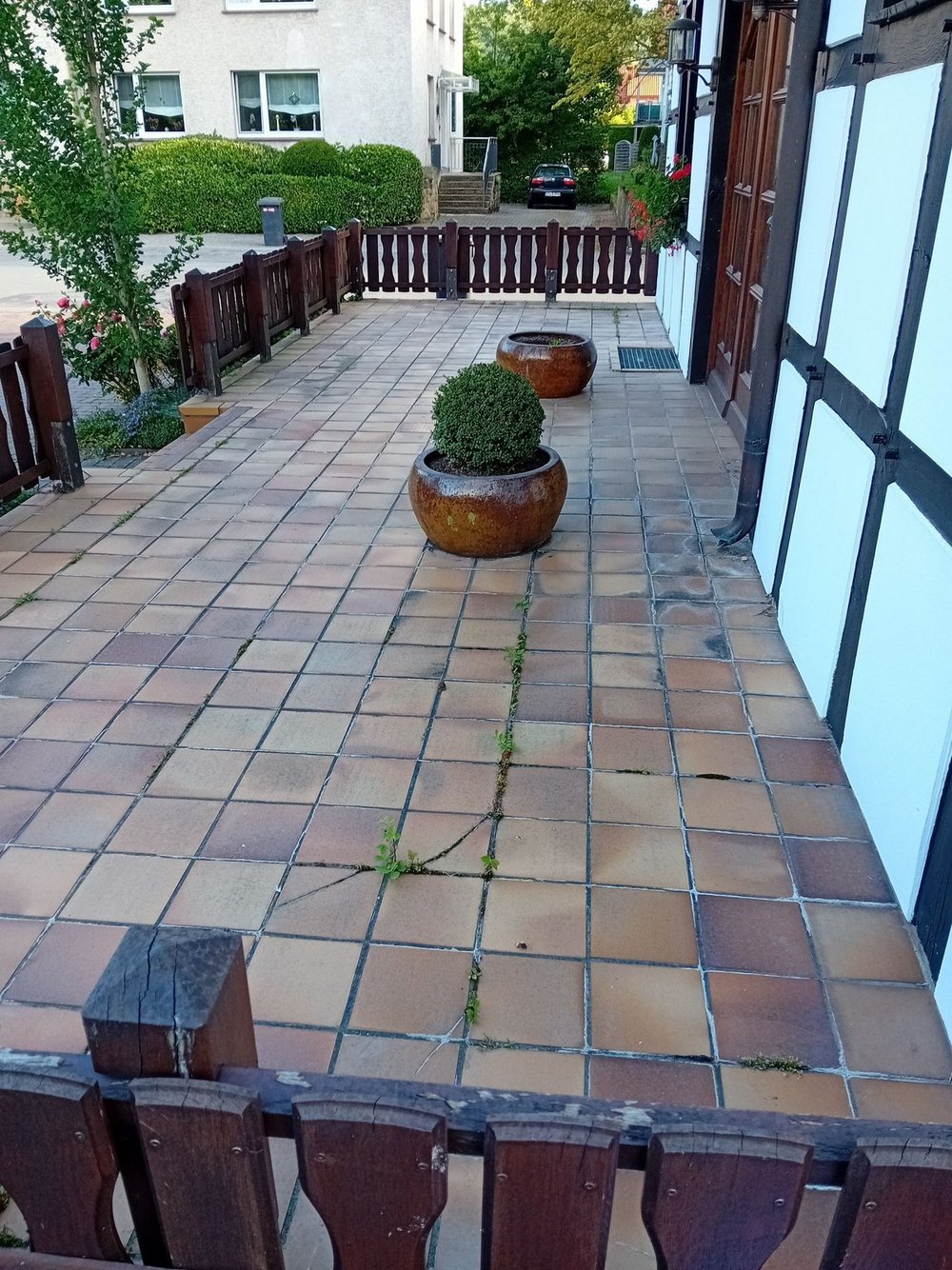 Terassensanierung Brochterbeck Vorher 1