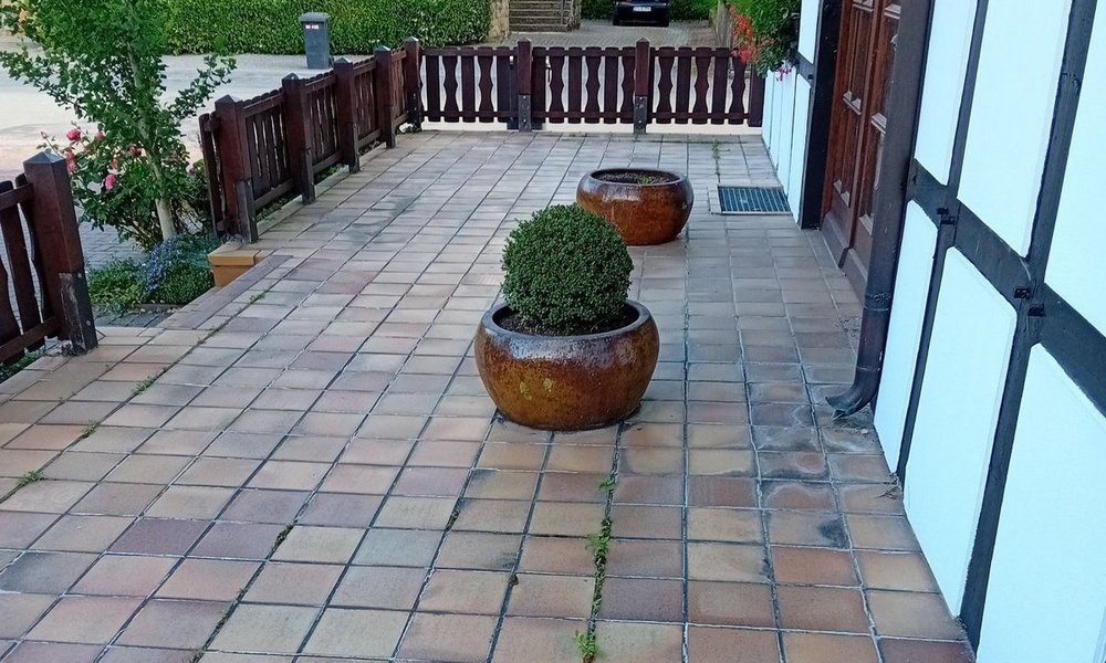 Terassensanierung Brochterbeck Vorher 1