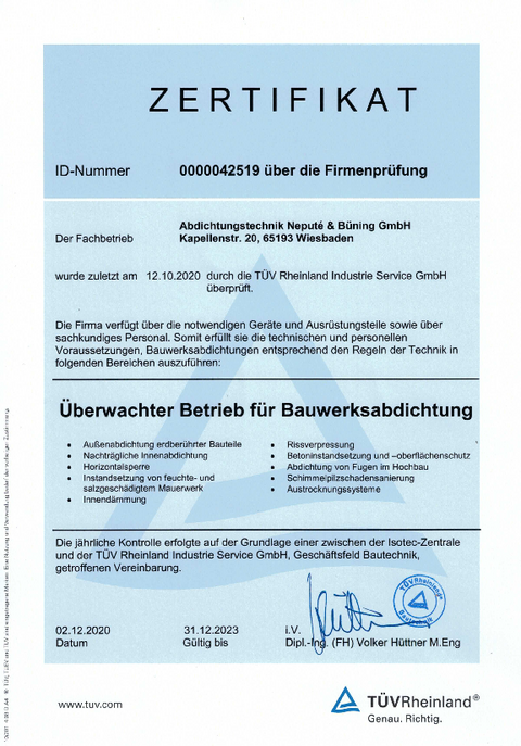 TÜV Rheinland geprüft TÜV Rheinland geprüft