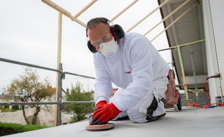 ISOTEC-Balkonsanierung Schritt 1 vorbereiten