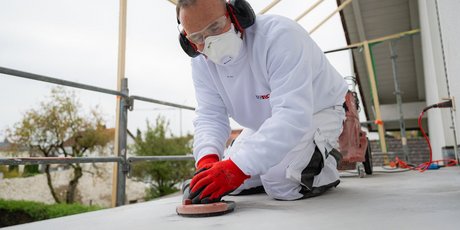 ISOTEC-Balkonsanierung Schritt 1 vorbereiten