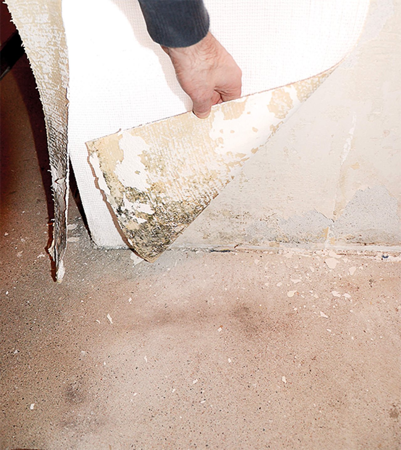 Soaked screed insulation layer