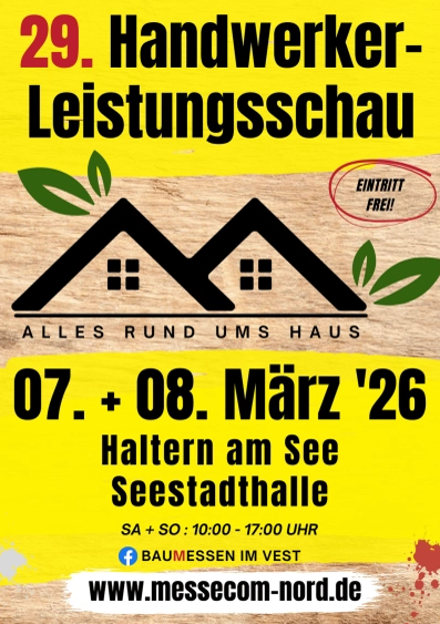 Poster zur Handwerker-Leistungsschau in Haltern am See 2026