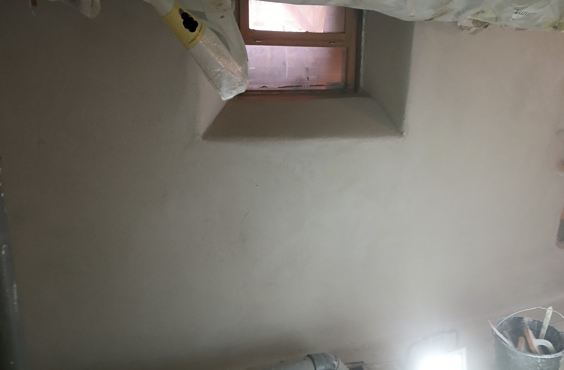 abgedichtete Wand