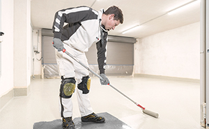 ISOTEC Garage flooring renovation third Step Coating