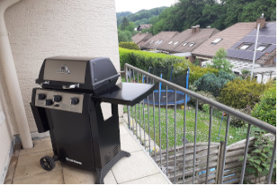 Grillen auf dem Balkon