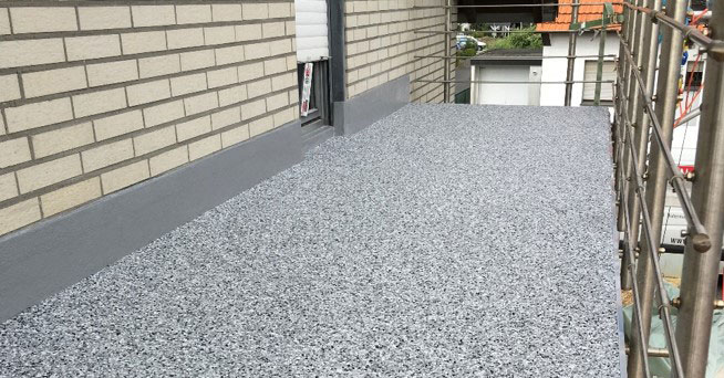 Marmorkieselbelag für den Balkon