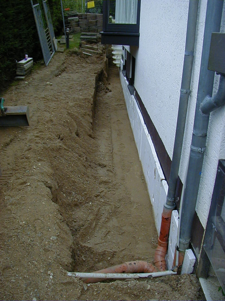 Drainage verlegen 